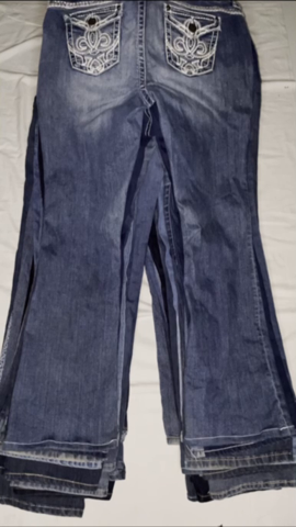 Jeans y2k a vita bassa taglia xxs-M/L