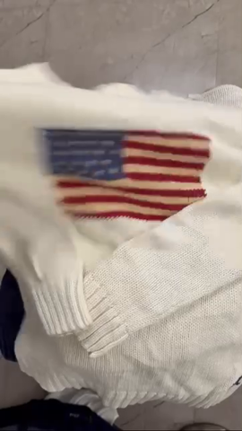 Ralph Lauren EUA flag/bear sweat
