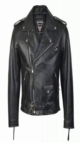 Leather biker jackets men