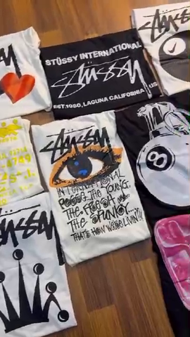 Stussy rework t-shirts
