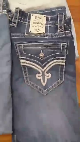 embroidered jeans Y2K