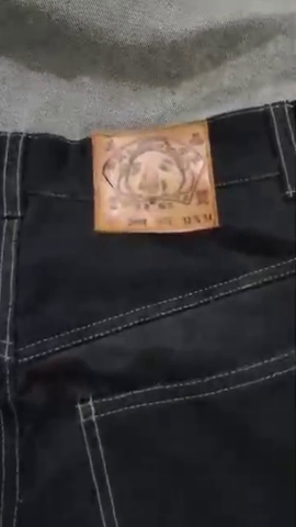 Evisu Jeans with Big backprint