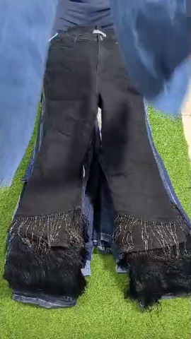 Y2K embroidered jeans