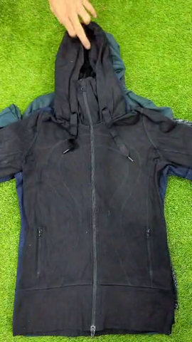 lululemon black pink white jackets