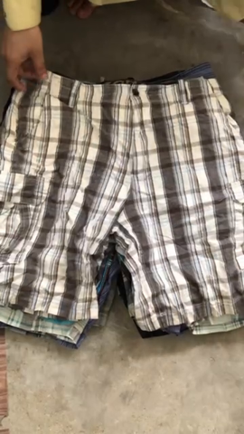 Branded cargo shorts