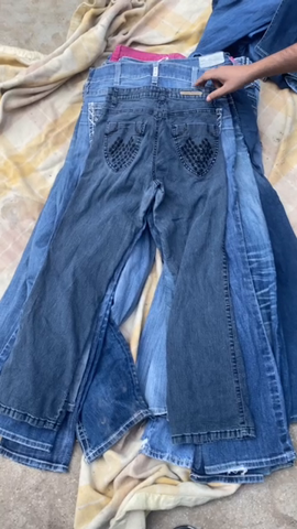 Y2K weit geschnittene Jeans