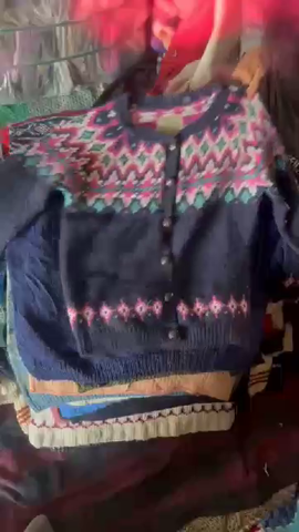 vintage ethnic pattern jumpers