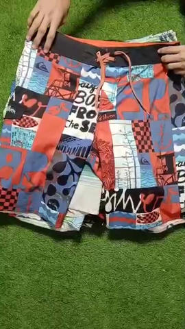 Vintage swim shorts billabong quicksilver animal