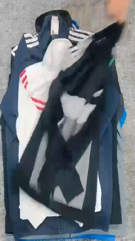 Adidas track jackets full zip no modern no damage ..