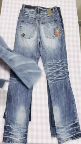 Onirai Japanese Print Jeans