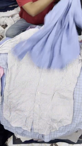 Ralph Lauren button down shirt, Plain and Pinstrip..