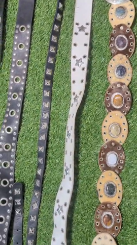 Ceinture en cuir sans marque