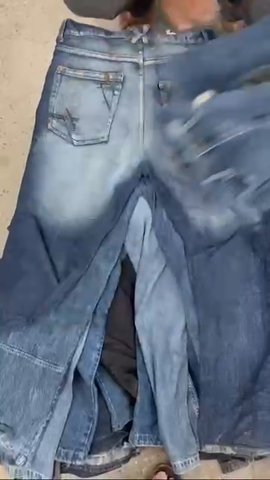 Jean Hip Hop Senza Marca