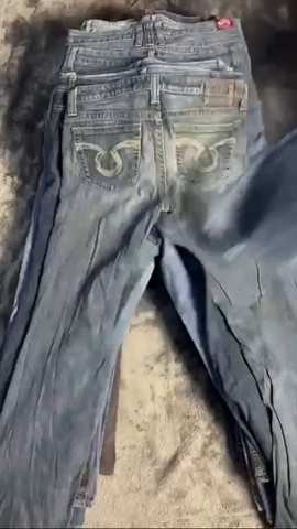 Jean corto senza marca